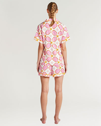 Pickleball Pajama Shorts Set Pajama Set Katie Kime