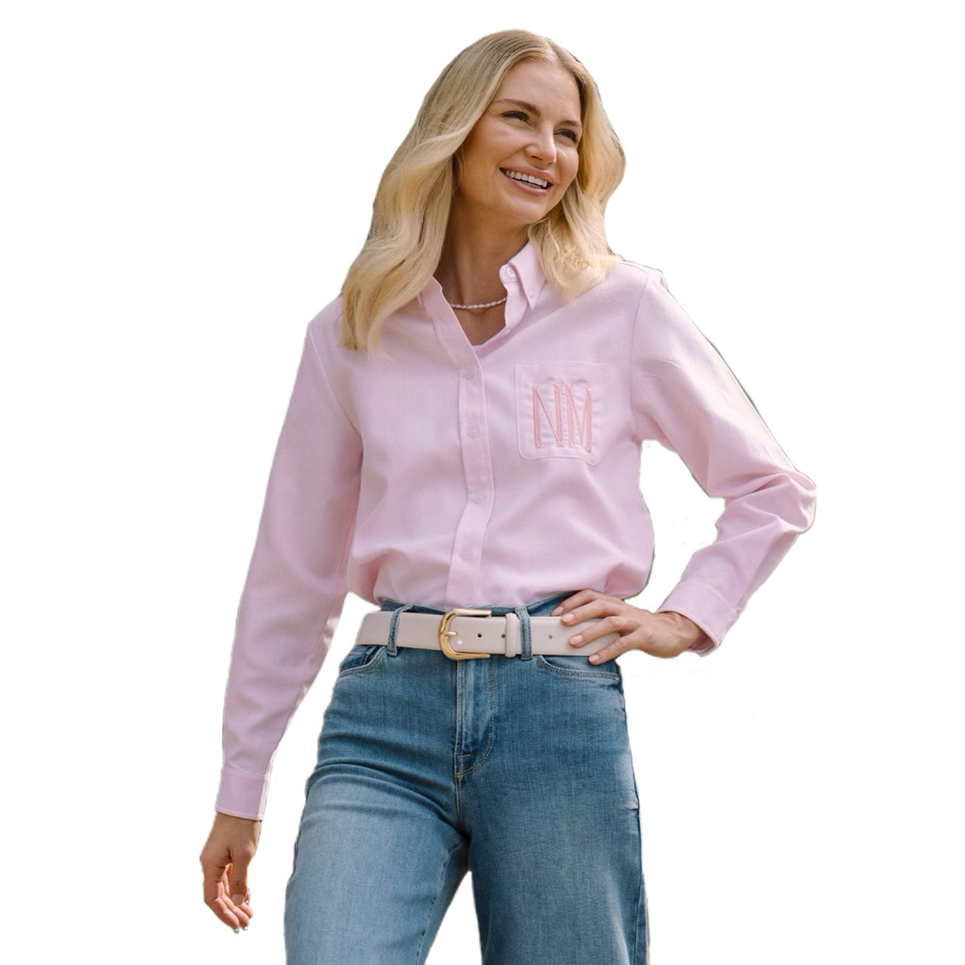 The Charlotte Button Down Top Katie Kime