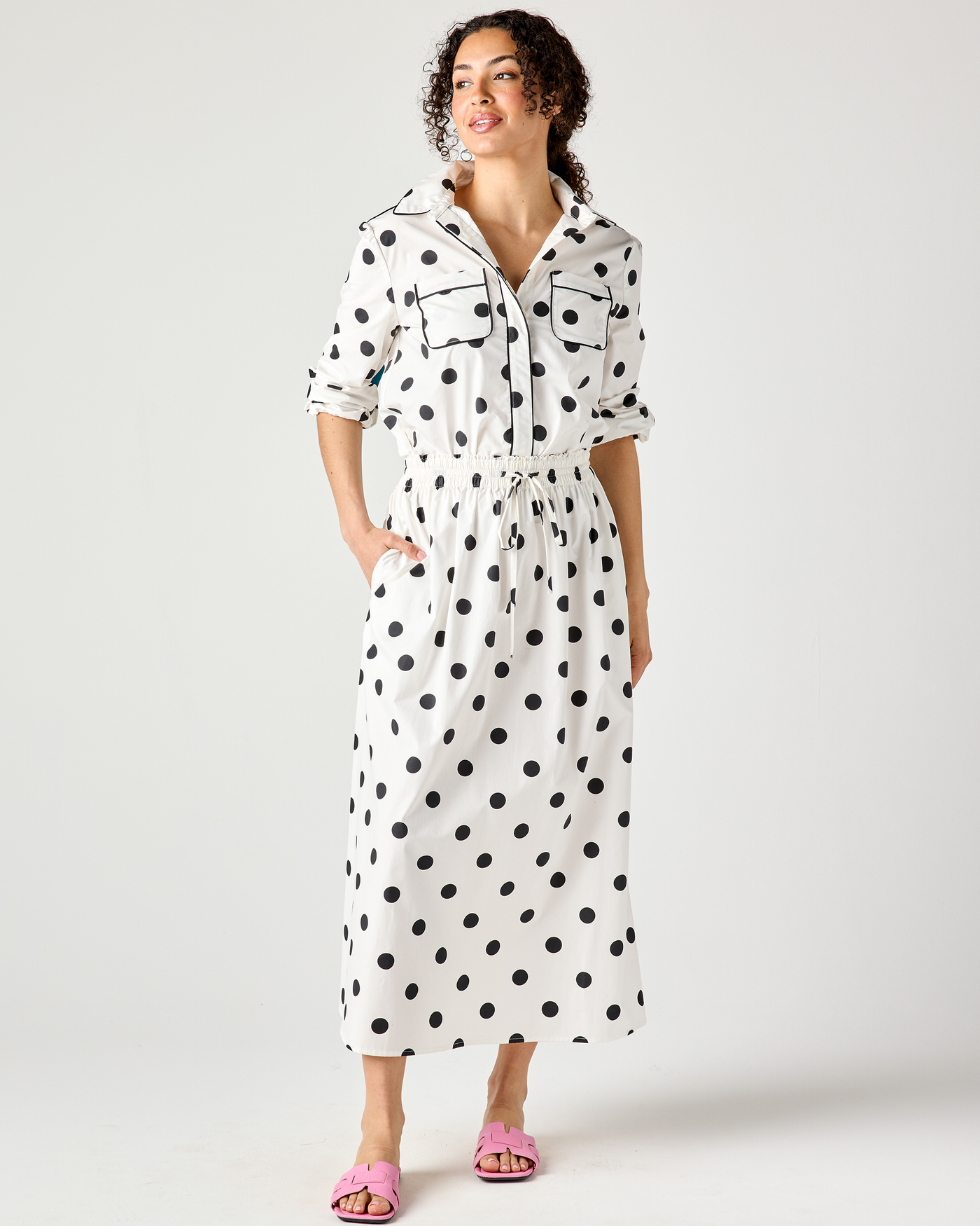 Polka Dot Quinn Top Top Katie Kime