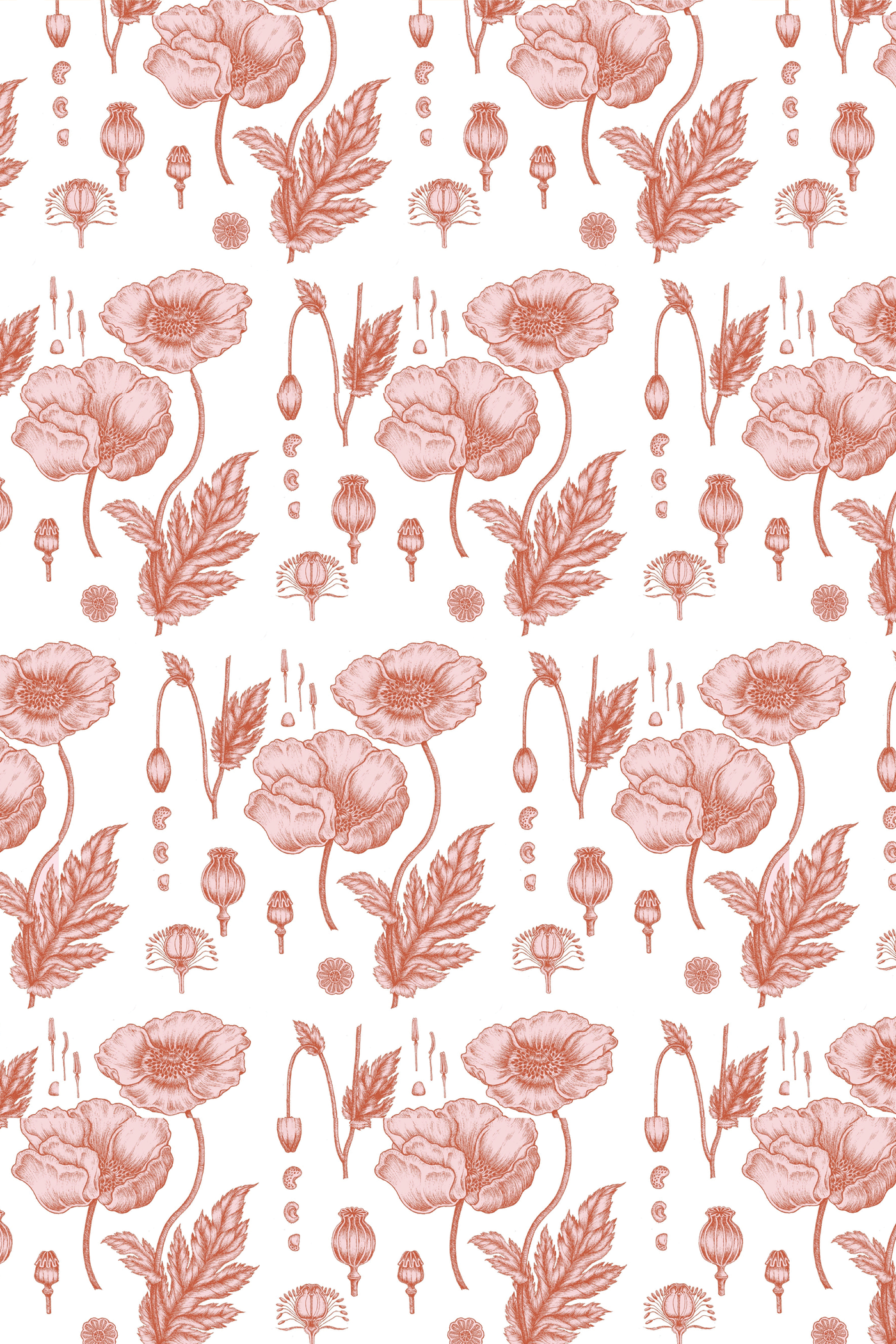 Poppy Traditional Wallpaper Wallpaper Katie Kime