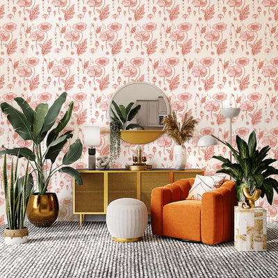 Poppy Traditional Wallpaper Wallpaper Katie Kime