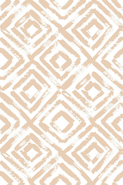 Quartzite Traditional Wallpaper Wallpaper Red / Single Roll Katie Kime