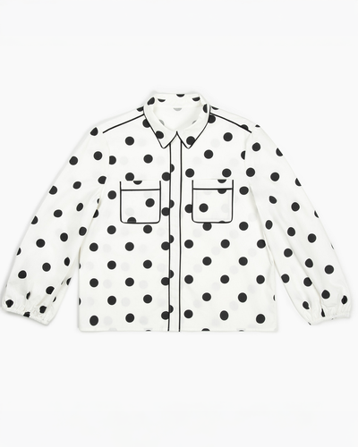 Quinn Top in Polka Dot Top Katie Kime