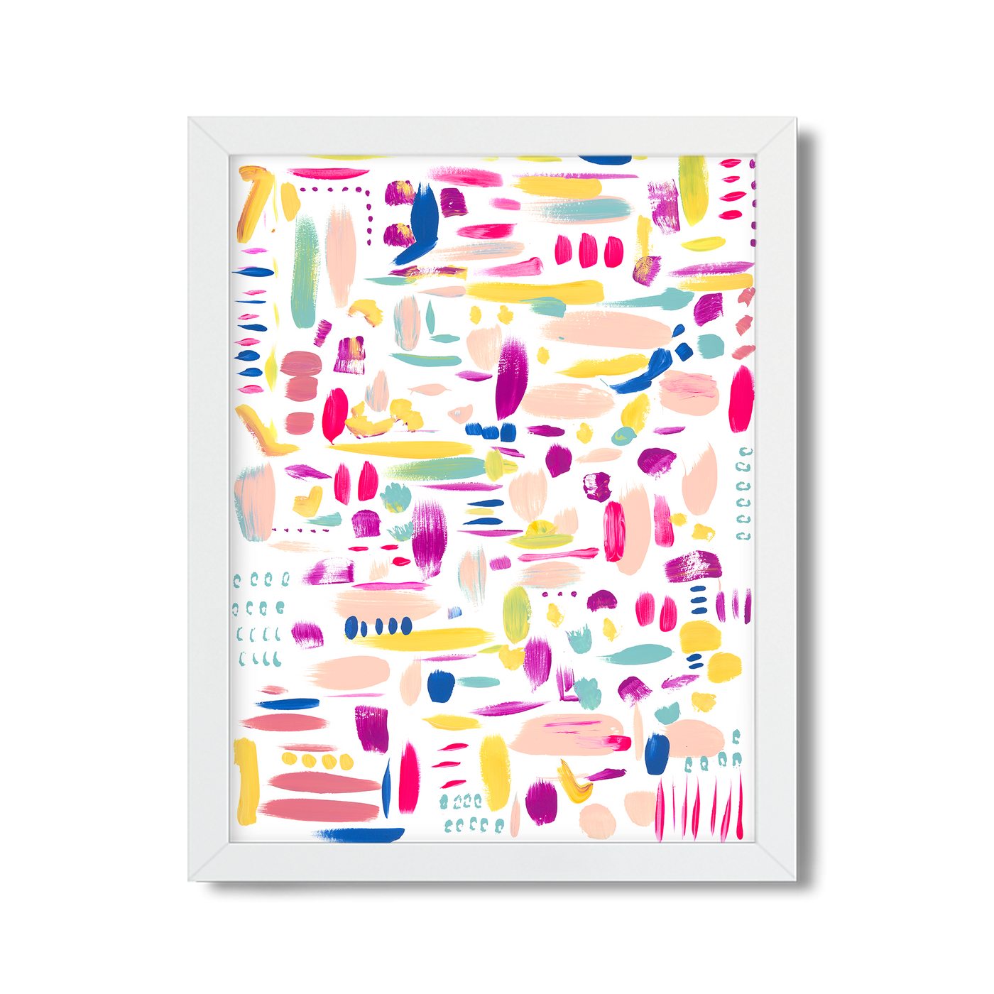 Remy Dabs Pink Art Print Gallery Print 11x14 / Print / White Frame Katie Kime
