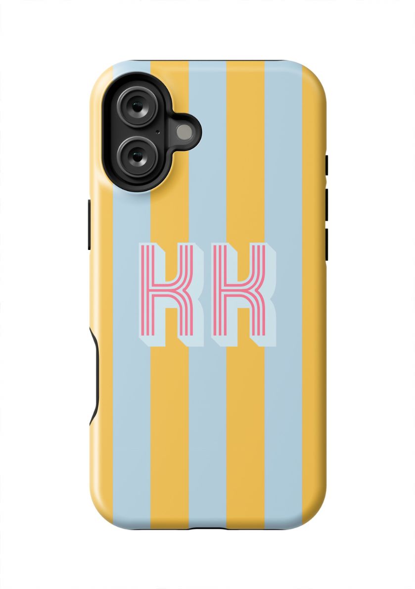 Retro Stripe iPhone 16 Case Phone Case Katie Kime