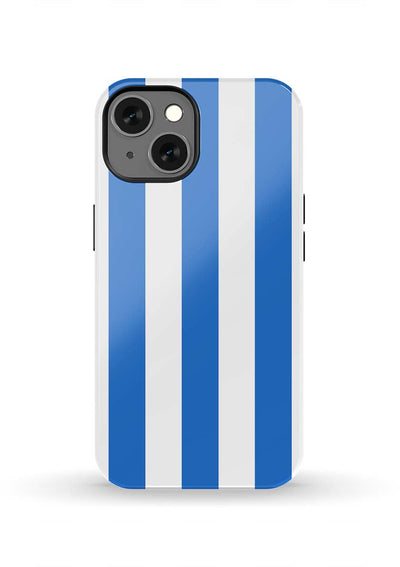 Retro Stripe iPhone Case Phone Case Blue / iPhone 13 / Tough Katie Kime