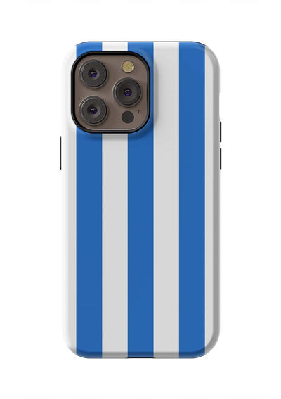 Retro Stripe iPhone Case Phone Case Blue / iPhone 14 Pro Max / Tough Katie Kime