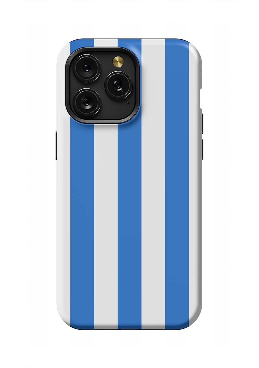 Retro Stripe iPhone Case Phone Case Blue / iPhone 15 Pro Max / Tough Katie Kime