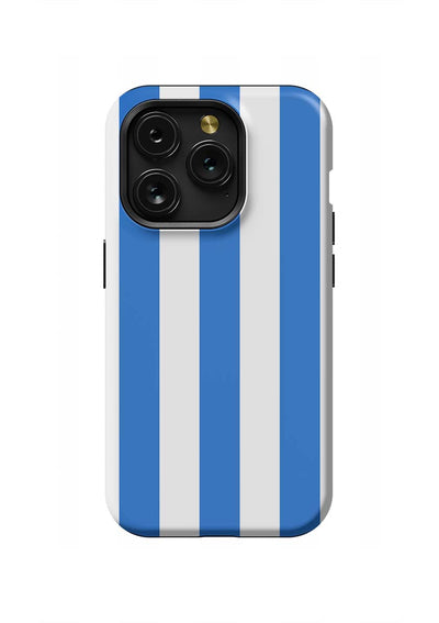 Retro Stripe iPhone Case Phone Case Blue / iPhone 15 Pro / Tough Katie Kime