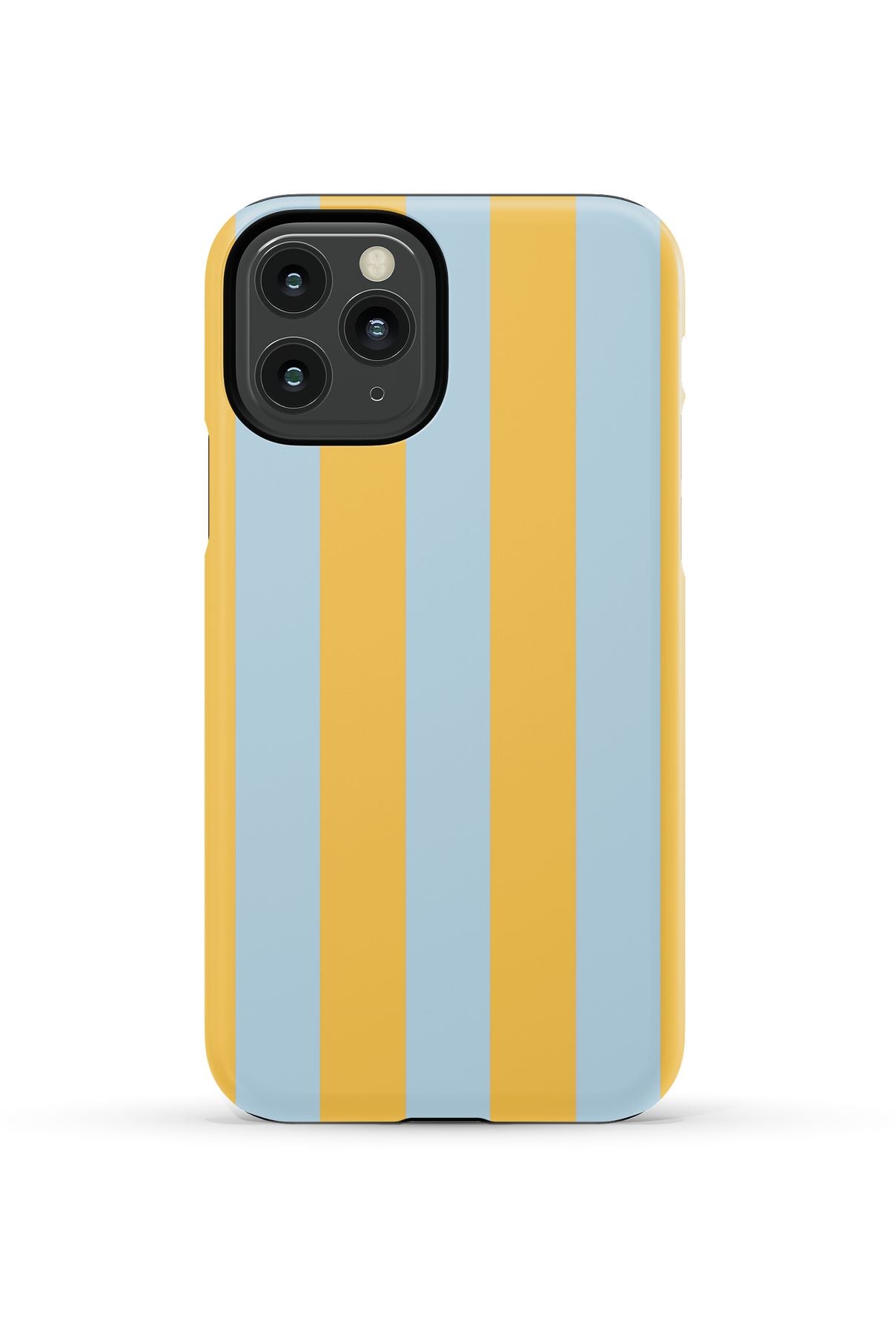 Retro Stripe iPhone Case Phone Case Light Blue Yellow / iPhone 11 Pro / Tough Katie Kime