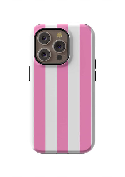 Retro Stripe iPhone Case Phone Case Pink / iPhone 14 Pro / Tough Katie Kime