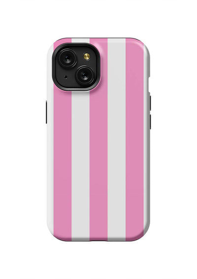 Retro Stripe iPhone Case Phone Case Pink / iPhone 15 / Tough Katie Kime