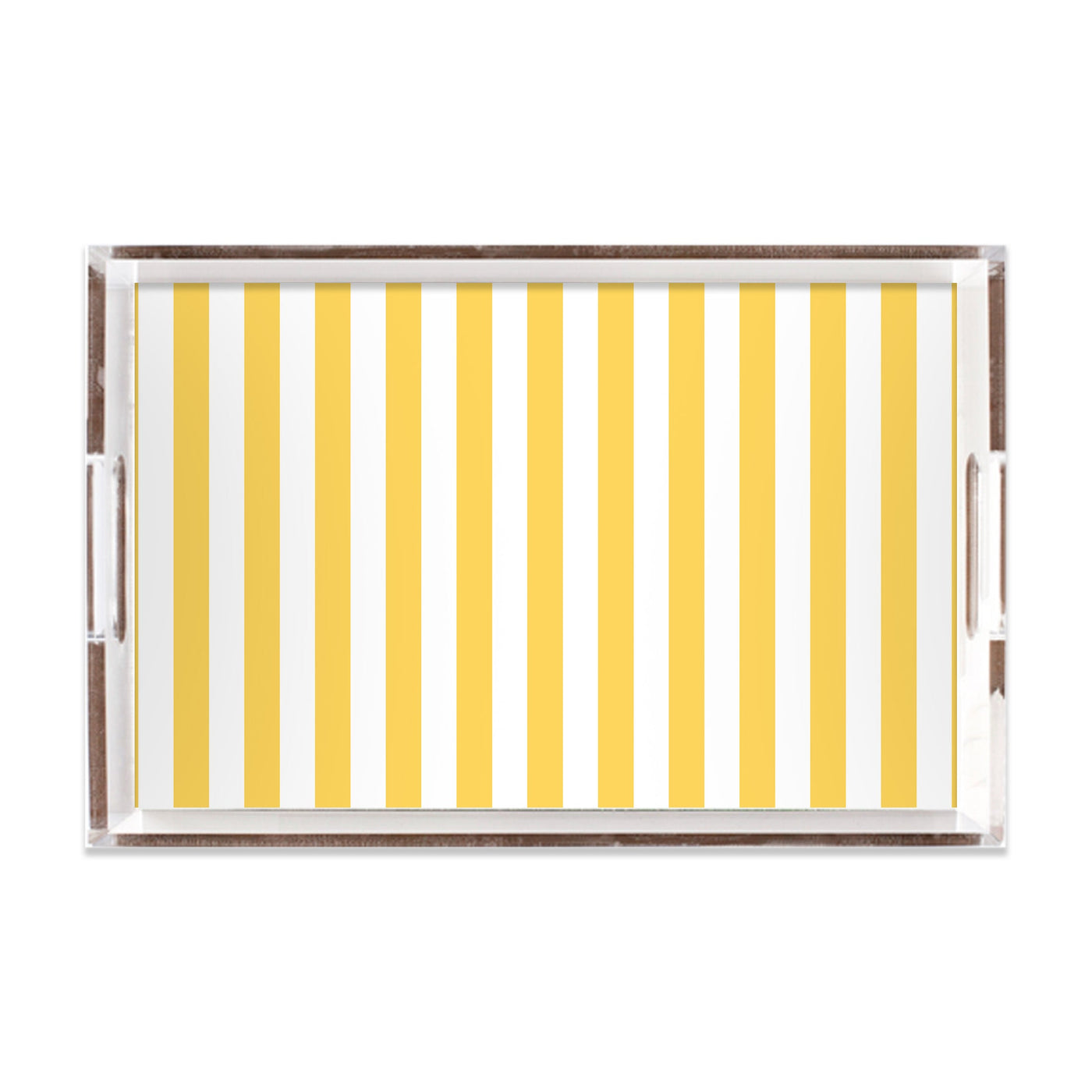 Retro Stripe Lucite Tray Lucite Trays Citrus / 11x17 Katie Kime