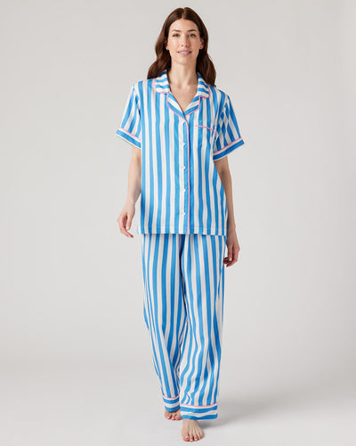 Retro Stripe Pajama Pants Set Pajama Set Katie Kime