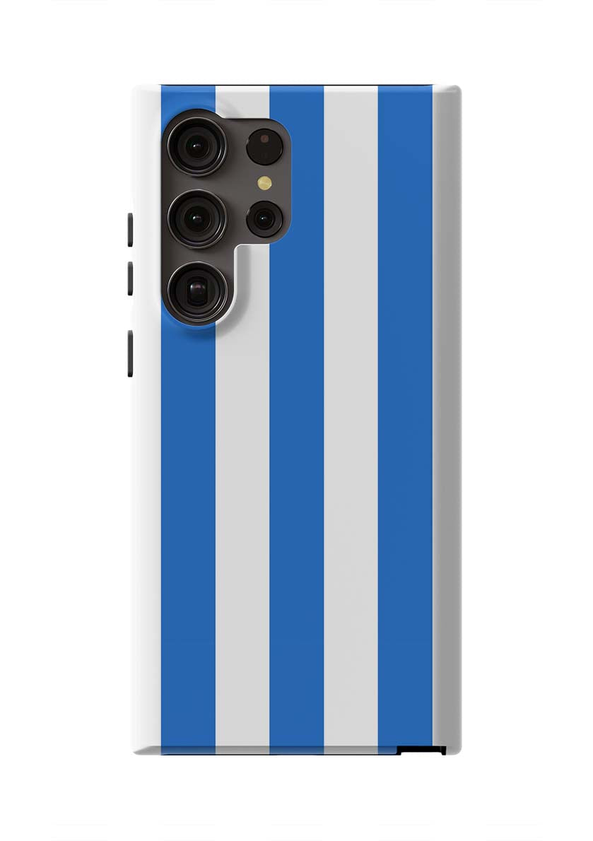 Retro Stripe Samsung Phone Case Phone Case Blue / Galaxy S23 Ultra / Tough Katie Kime