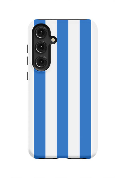 Retro Stripe Samsung Phone Case Phone Case Blue / Galaxy S24 Plus / Tough Katie Kime