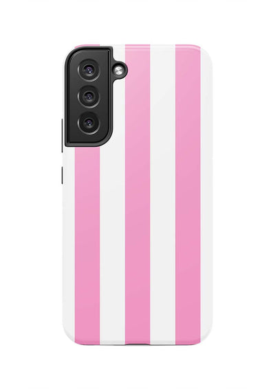 Retro Stripe Samsung Phone Case Phone Case Pink / Galaxy S22 Plus / Tough Katie Kime