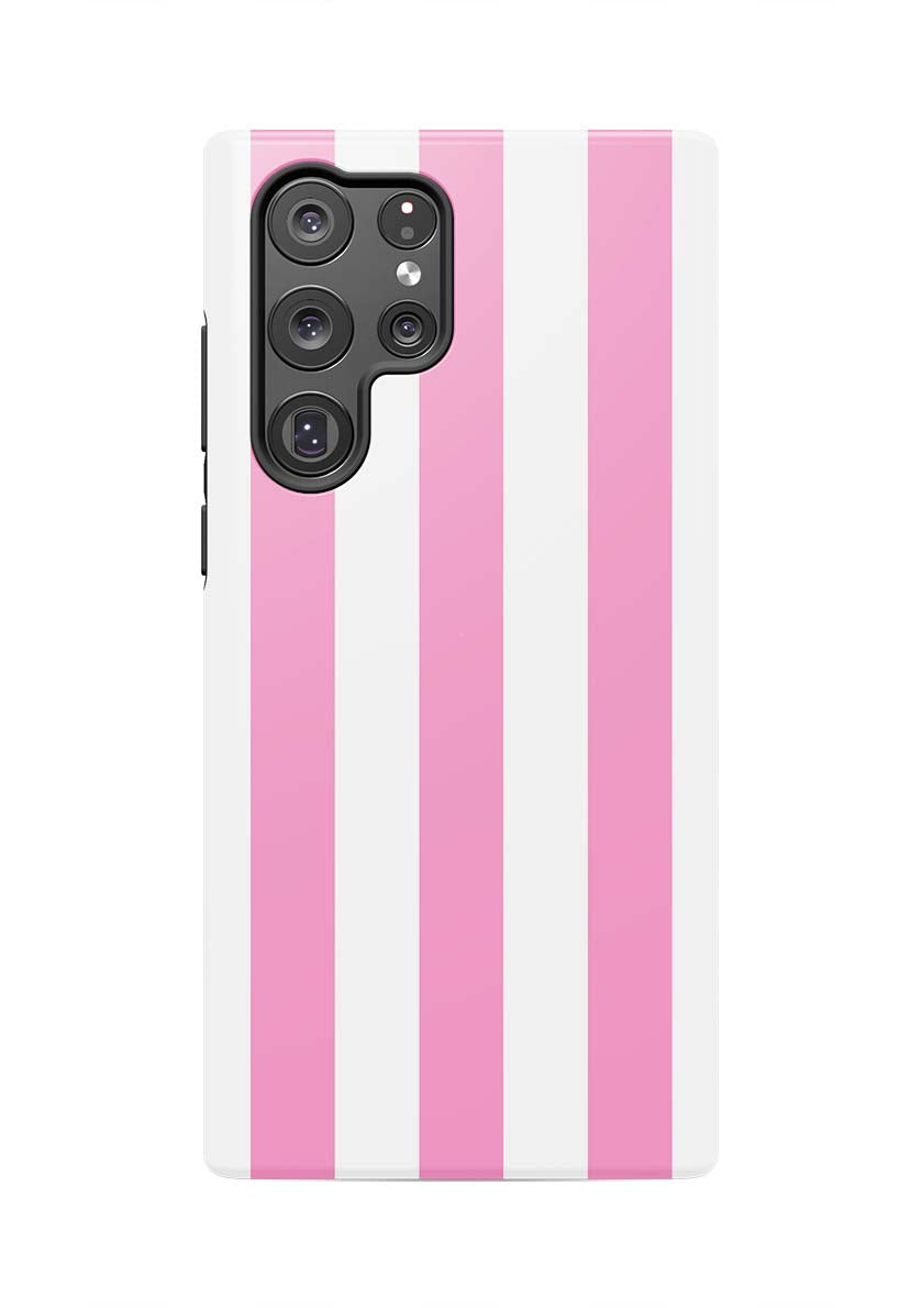 Retro Stripe Samsung Phone Case Phone Case Pink / Galaxy S22 Ultra / Tough Katie Kime
