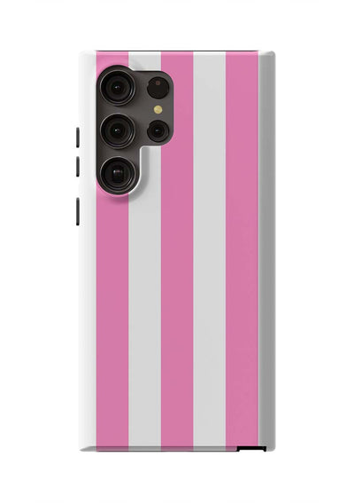Retro Stripe Samsung Phone Case Phone Case Pink / Galaxy S23 Ultra / Tough Katie Kime