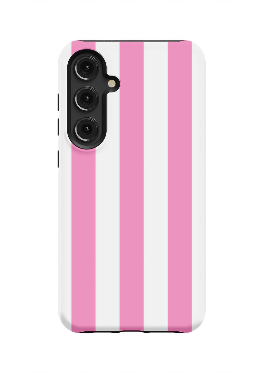 Retro Stripe Samsung Phone Case Phone Case Pink / Galaxy S24 Plus / Tough Katie Kime