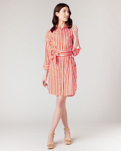 Retro Stripe Sophia Shirtdress Dress Katie Kime