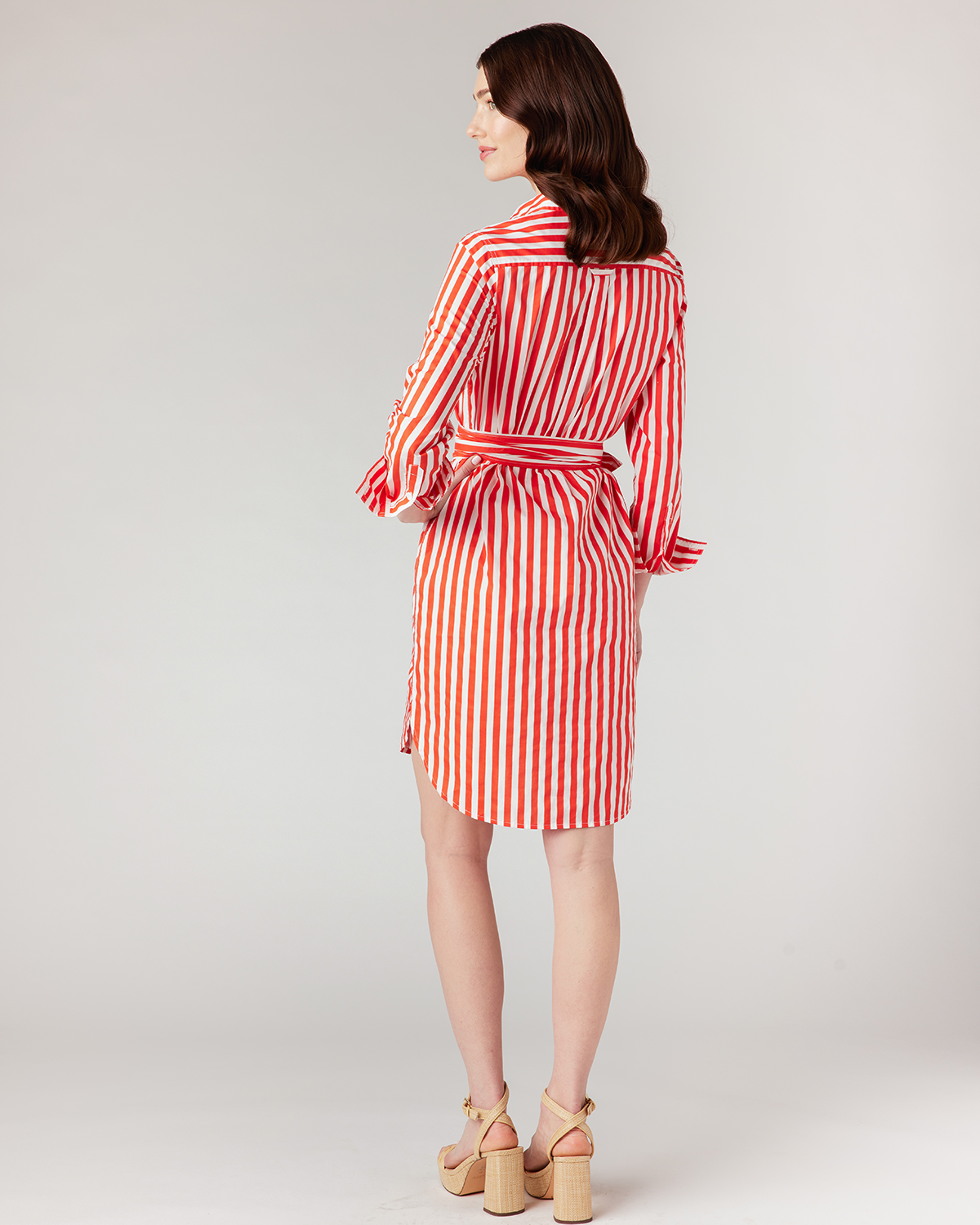 Retro Stripe Sophia Shirtdress Dress Katie Kime