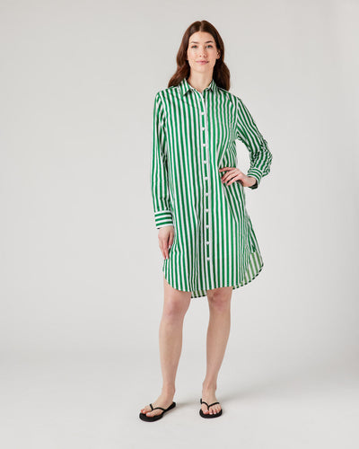 Retro Stripe Sophia Shirtdress Dress Katie Kime