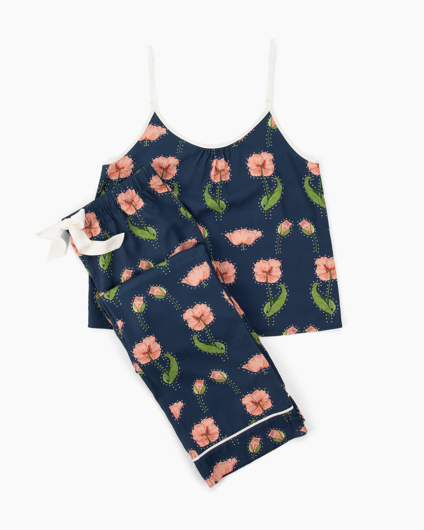 Rhinestone Flower Cami Pants Set Pajama Set Katie Kime