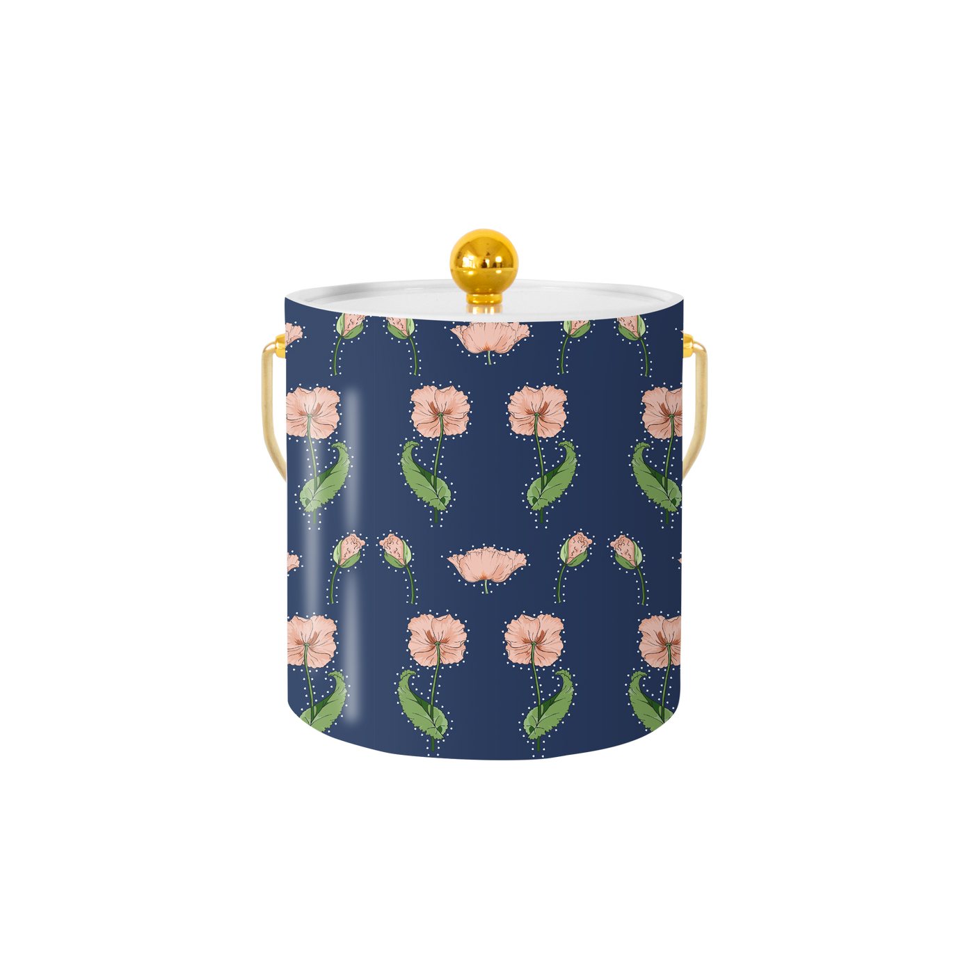 Rhinestone Flower Ice Bucket Ice Bucket Katie Kime