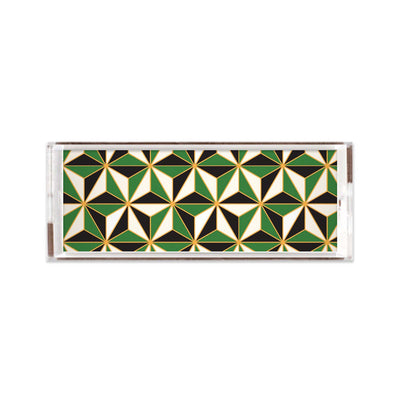 Lucite Trays Green / 11x4 Riviera Lucite Tray Katie Kime