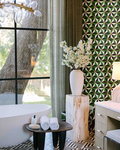Riviera Traditional Wallpaper Wallpaper Katie Kime