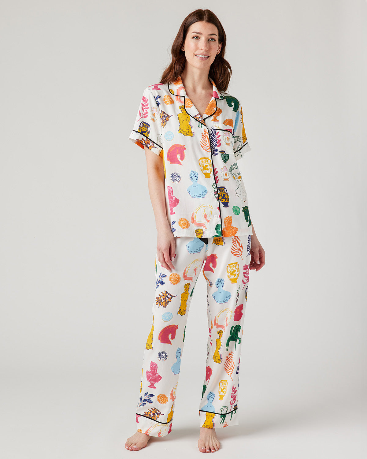 Romanesque Pajama Pants Set Pajama Set Katie Kime