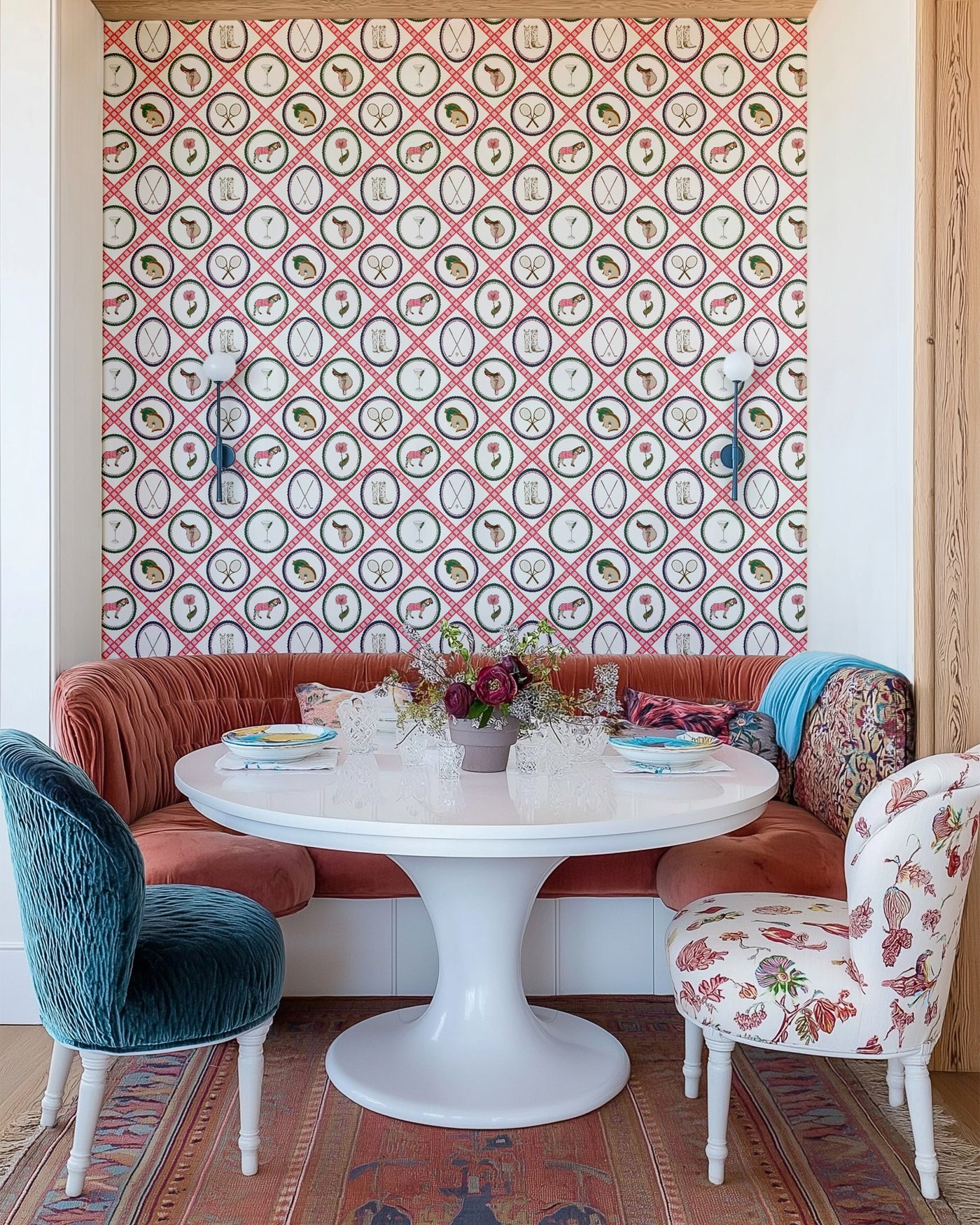 Saddles and Swings Peel & Stick Wallpaper Peel & Stick Wallpaper Katie Kime