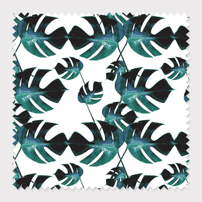 Safari Fabric Fabric By The Yard / Cotton Twill / White Katie Kime