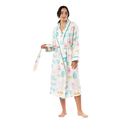 San Antonio Toile Robe Robe Multi / S/M Katie Kime