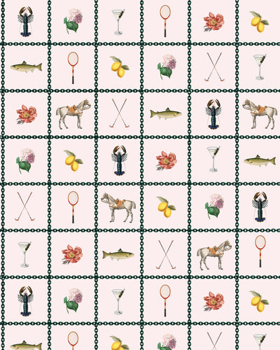 Savannah Traditional Wallpaper Wallpaper Multi / Double Roll Katie Kime