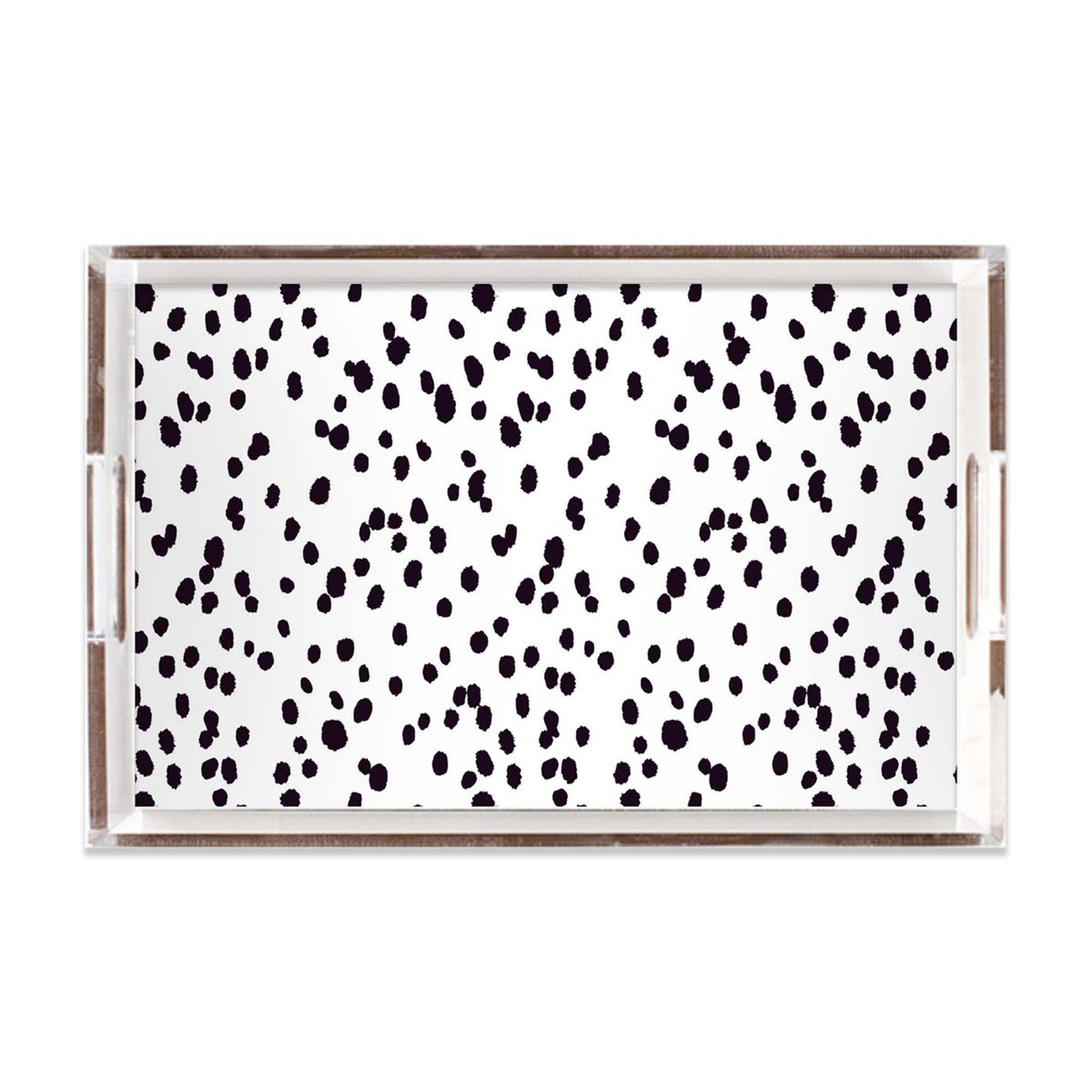 Seeing Spots Lucite Tray Lucite Trays Black / 11x17 Katie Kime