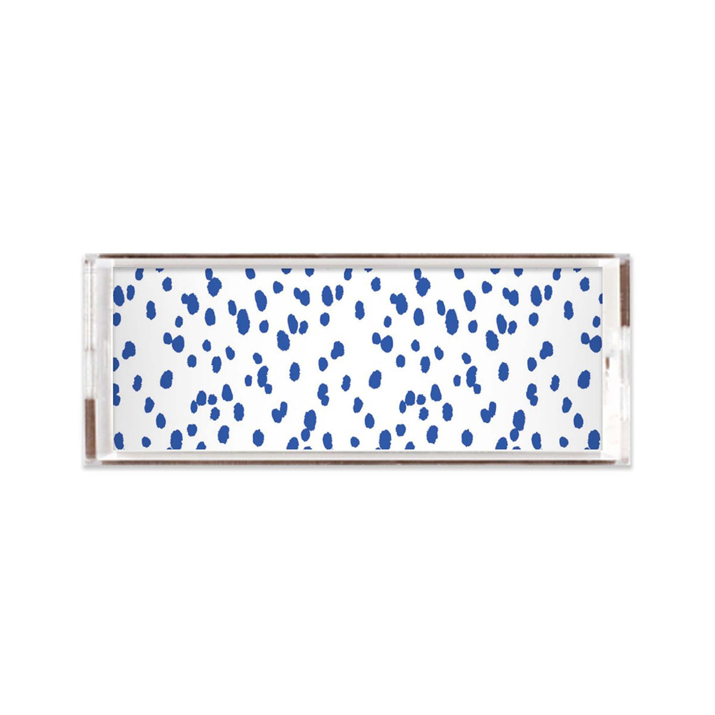 Seeing Spots Lucite Tray Lucite Trays Blue / 11x4 Katie Kime
