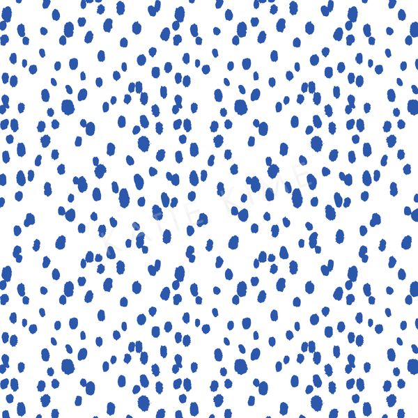 Seeing Spots Peel & Stick Wallpaper Peel & Stick Wallpaper Cobalt / 24" x 144" Katie Kime