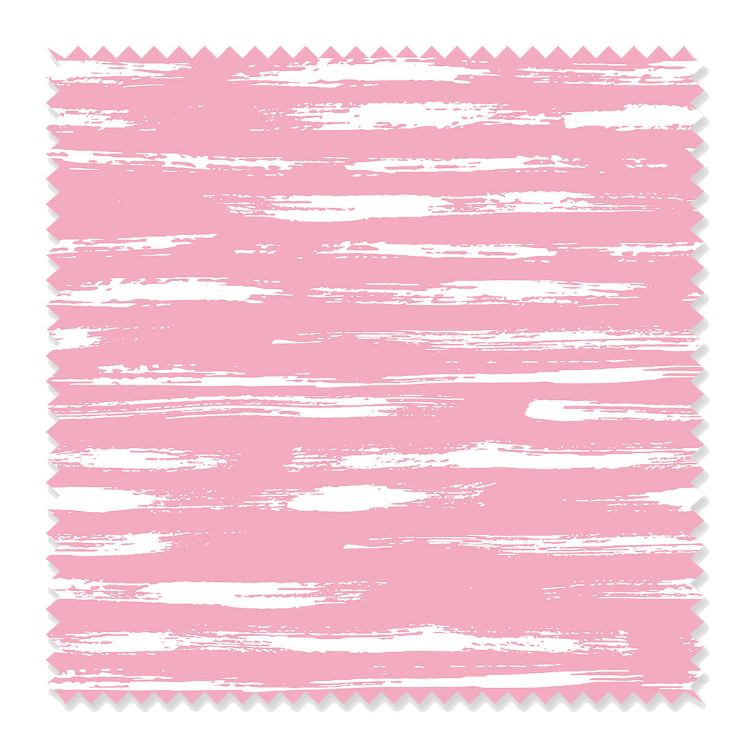 Sketchpad Fabric Fabric White Pink / Cotton / Sample Katie Kime