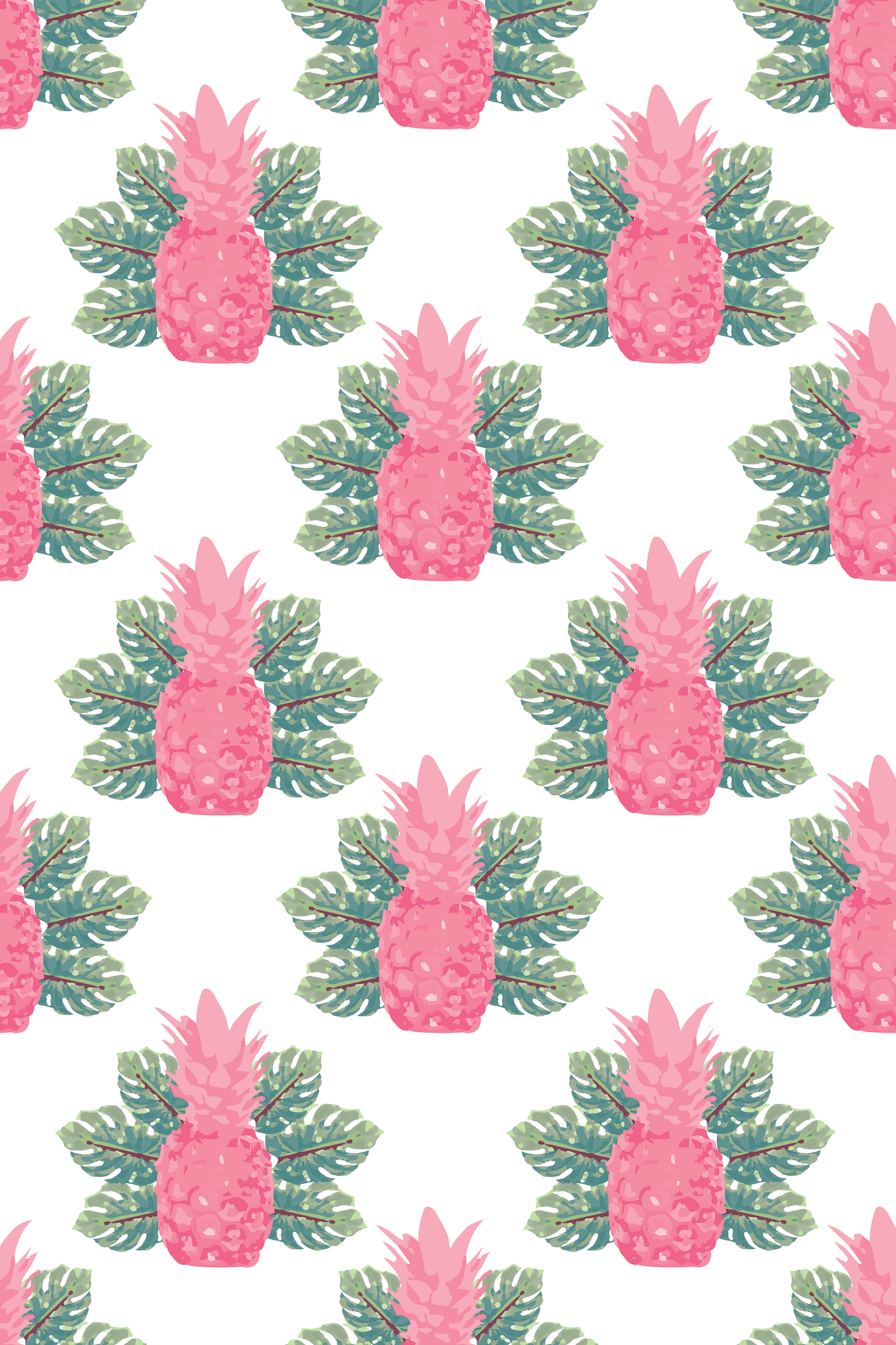 Spring Pineapples Traditional Wallpaper Wallpaper Katie Kime