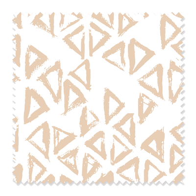 Fabric Blush / Cotton / Sample Stamped Fabric Katie Kime
