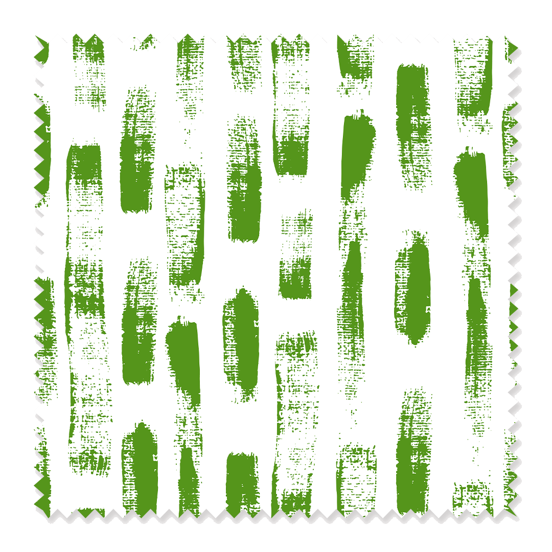Fabric Green / Cotton / Sample Star Drop Fabric Katie Kime