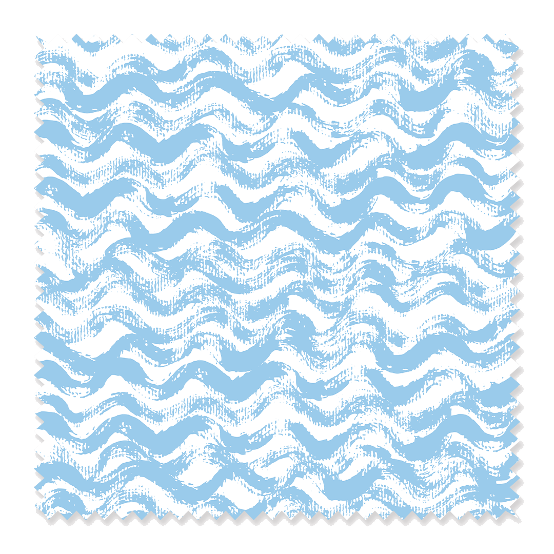 Fabric Light Blue / Cotton / Sample Static Fabric Katie Kime