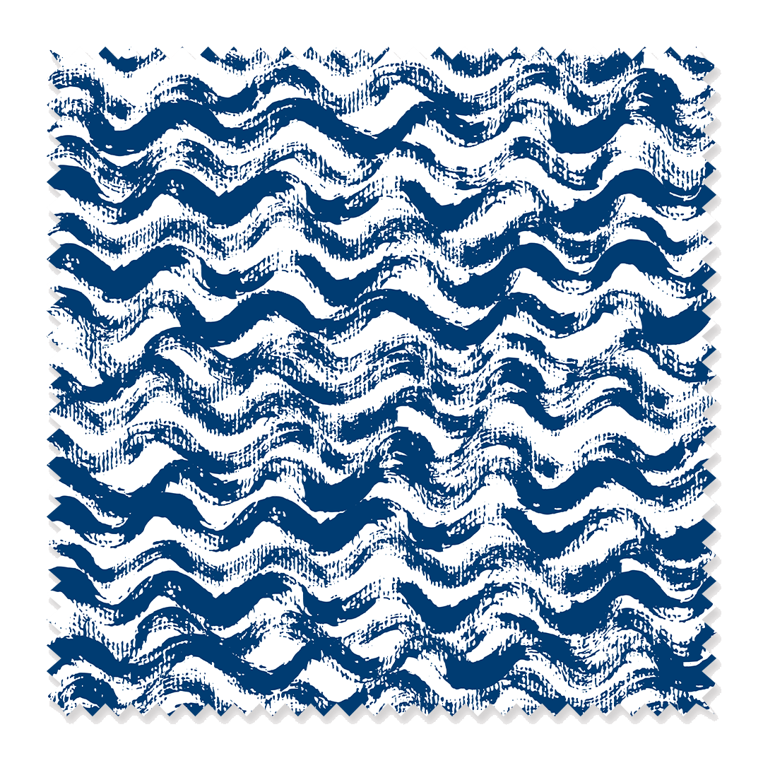 Fabric Navy / Cotton / Sample Static Fabric Katie Kime