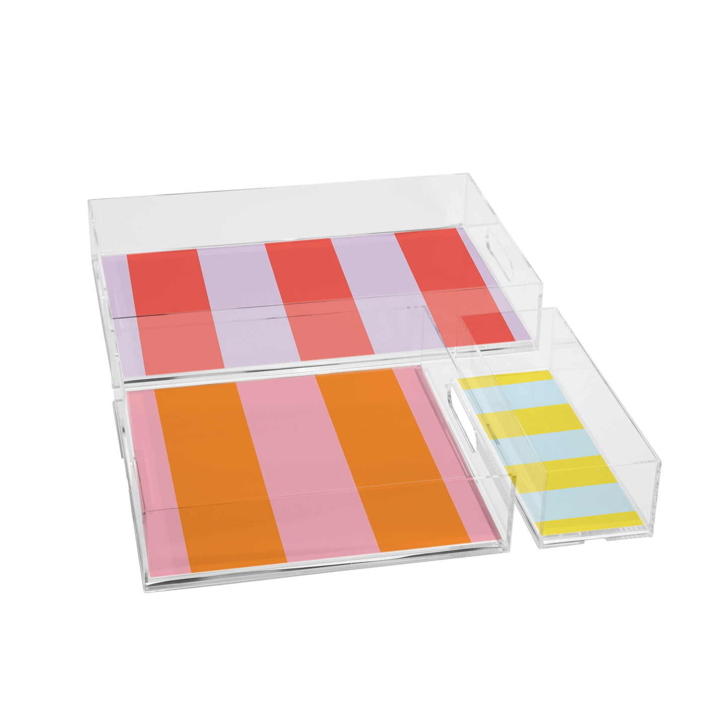 Stripes Lucite Tray Lucite Trays Katie Kime