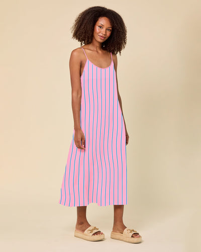 Tailored Stripe Slip Dress Dress Katie Kime