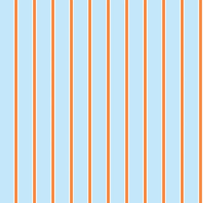 Tailored Stripe Traditional Wallpaper Wallpaper Pink Blue / Single Roll Katie Kime