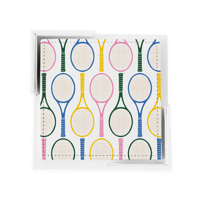 Tennis Time Coaster Set Coaster Set Multi Katie Kime