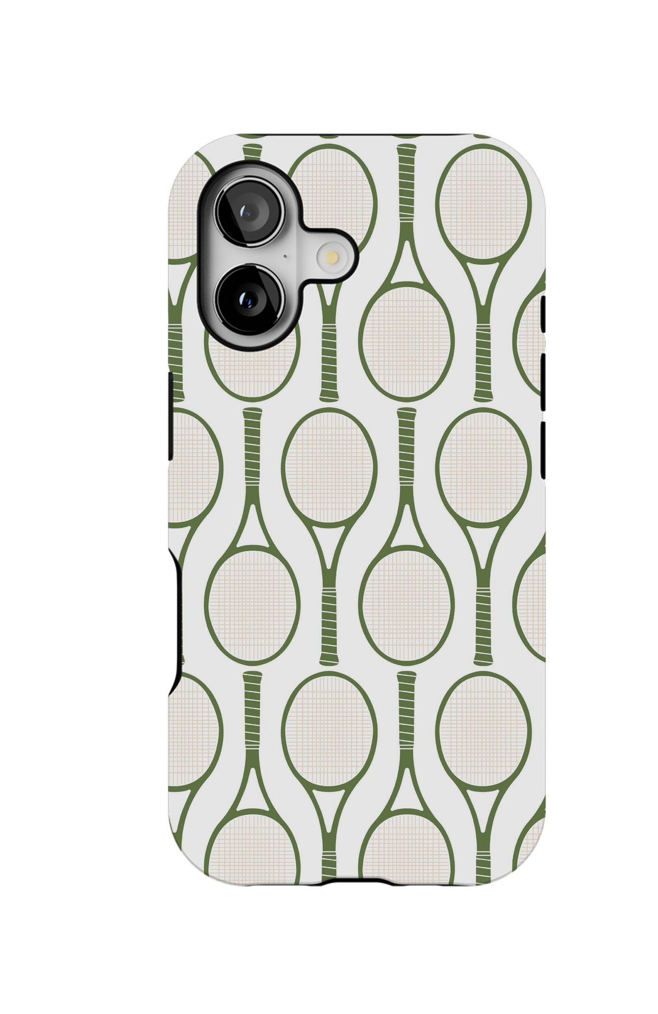 Tennis Time iPhone Case Phone Case Green / iPhone 17 / MagSafe Tough Katie Kime